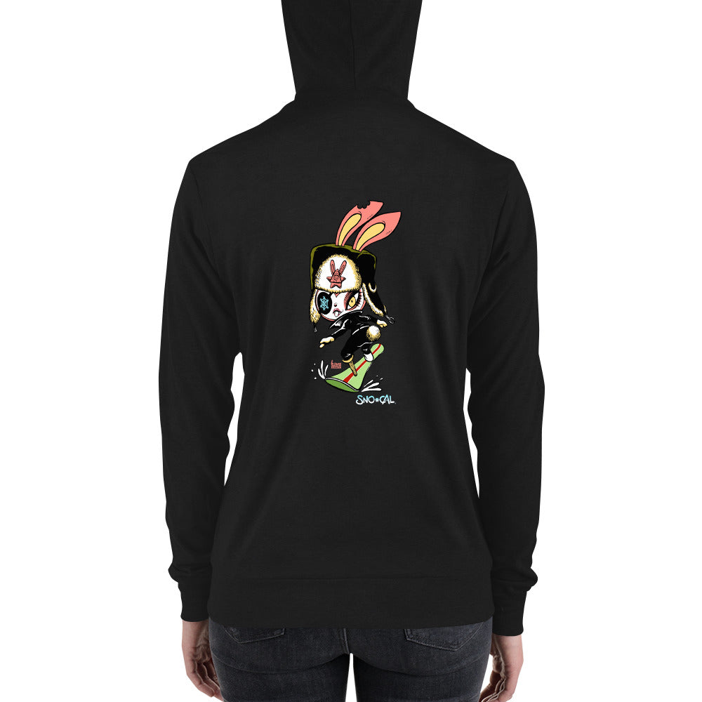 SnoBunny lightweight zip hoodie - Sno Cal