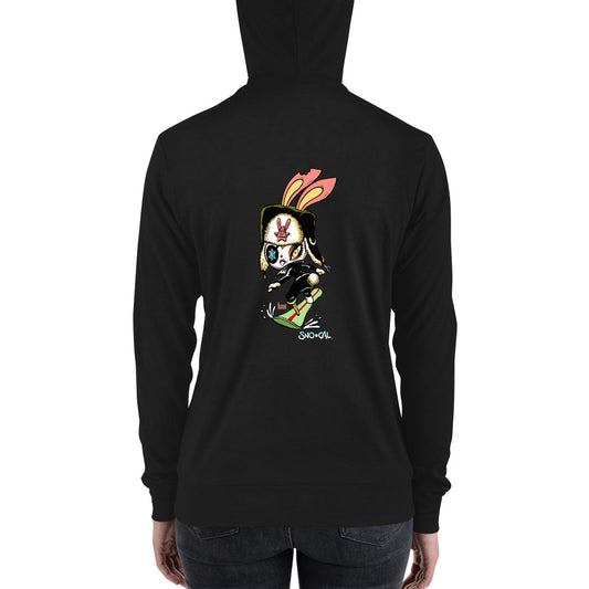 SnoBunny lightweight zip hoodie - Sno Cal