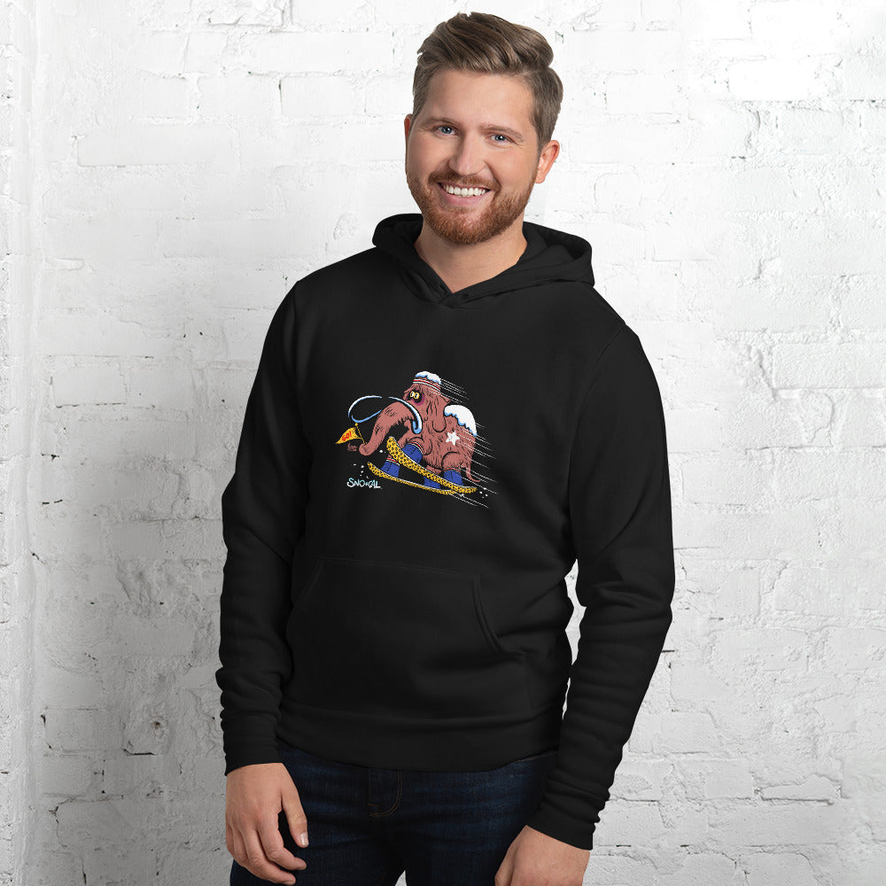 Wally flying snowboard hoodie - Sno Cal