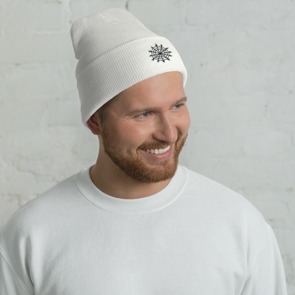 Spider web snowflake beanie - Sno Cal