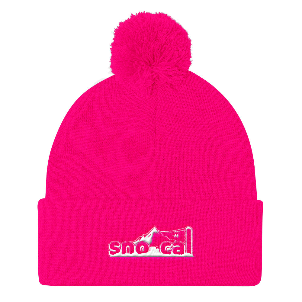 Sno Cal™ Pom Pom knit snow beanie - Sno Cal