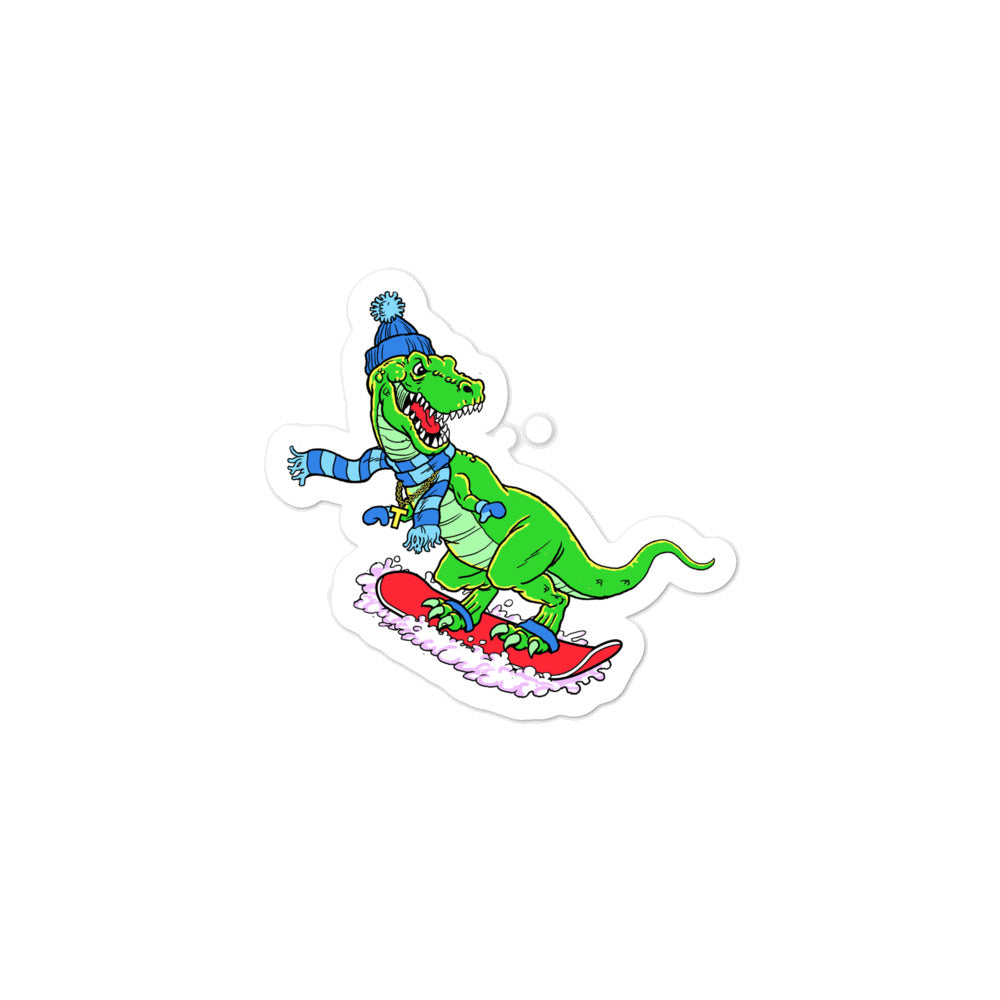 Sno-Rex snowboard sticker - Sno Cal