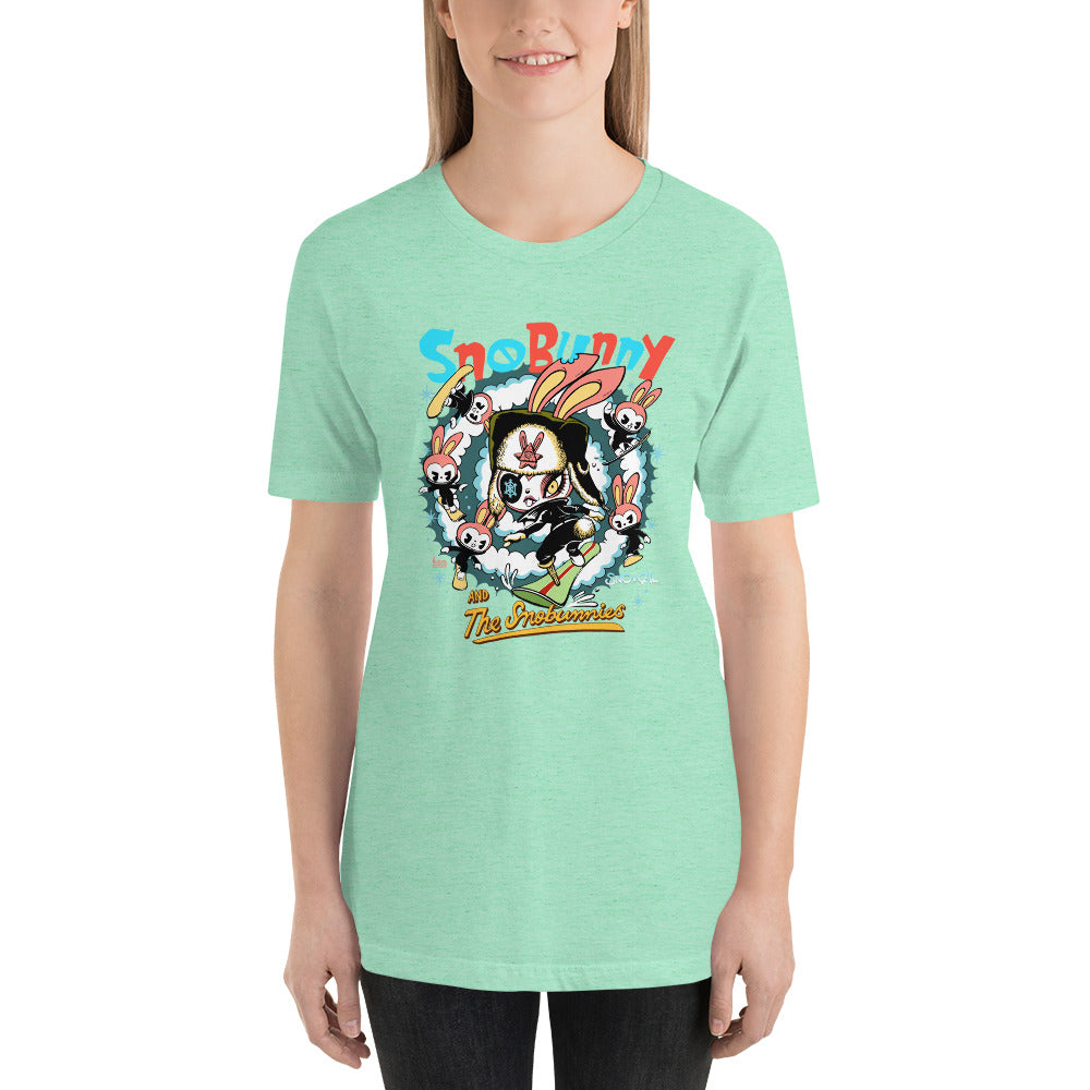 SnoBunny snowboard shirt (design on front) - Sno Cal