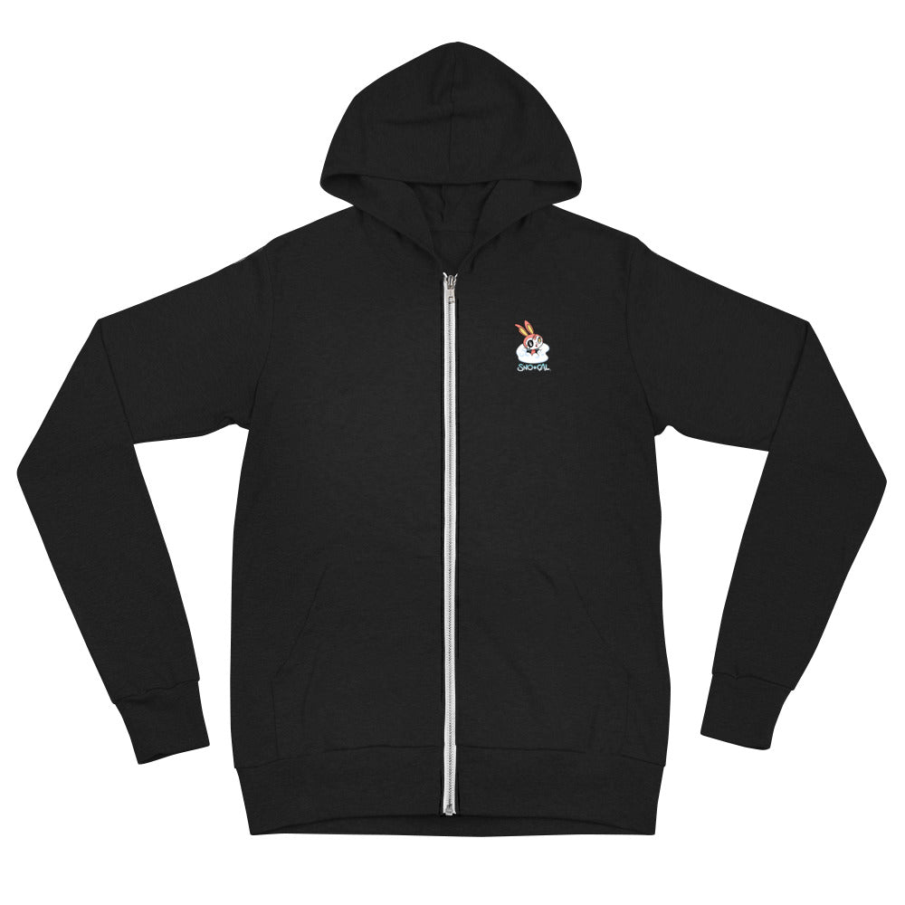 SnoBunny & SnoBunnies lightweight zip hoodie - Sno Cal