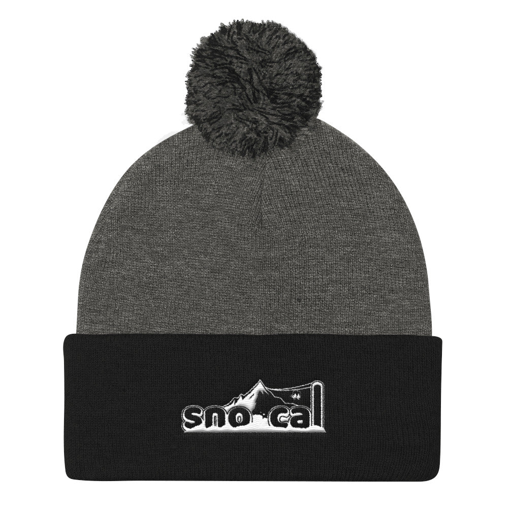 Sno Cal™ Pom Pom knit snow beanie - Sno Cal