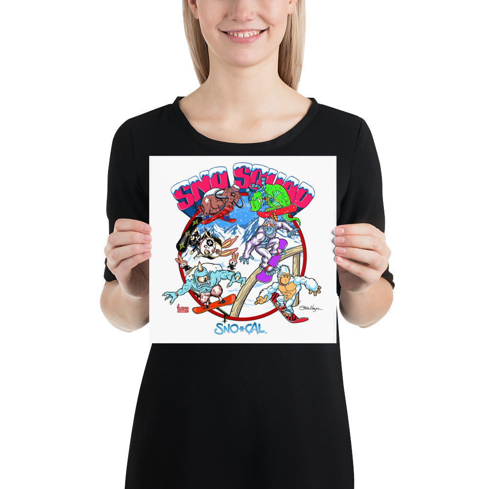 SnoSquad Poster - Sno Cal