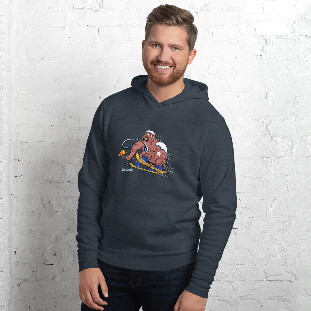 Wally flying snowboard hoodie - Sno Cal