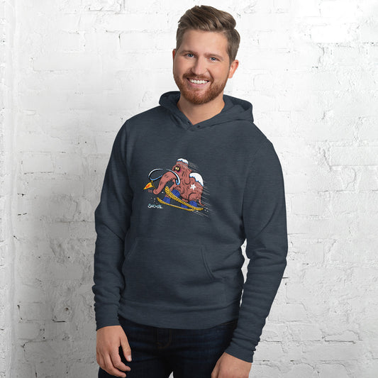 Wally flying snowboard hoodie - Sno Cal