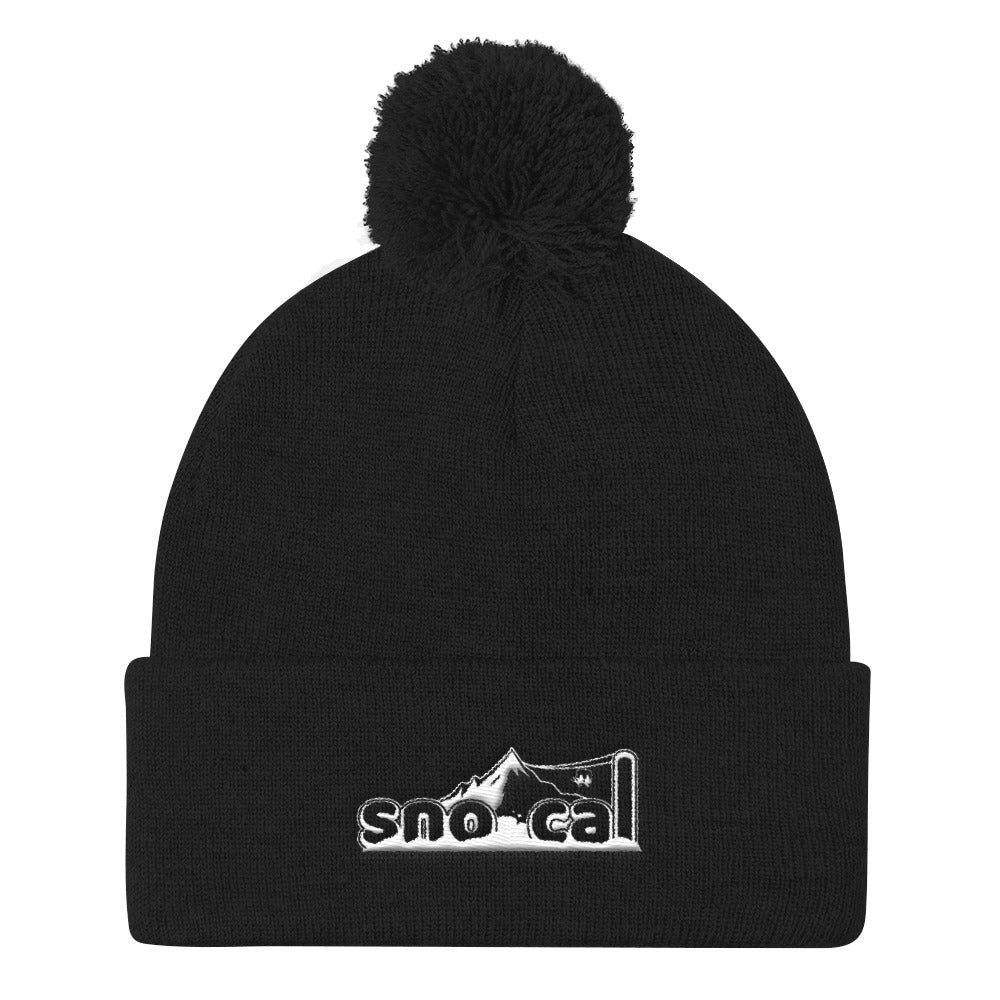 Sno Cal™ Pom Pom knit snow beanie - Sno Cal