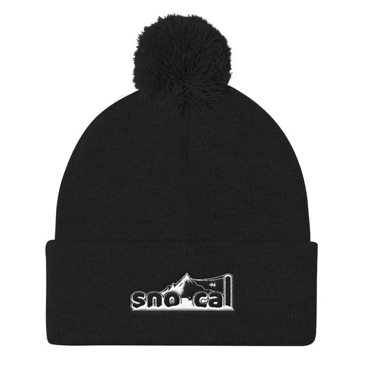 Sno Cal™ Pom Pom knit snow beanie - Sno Cal