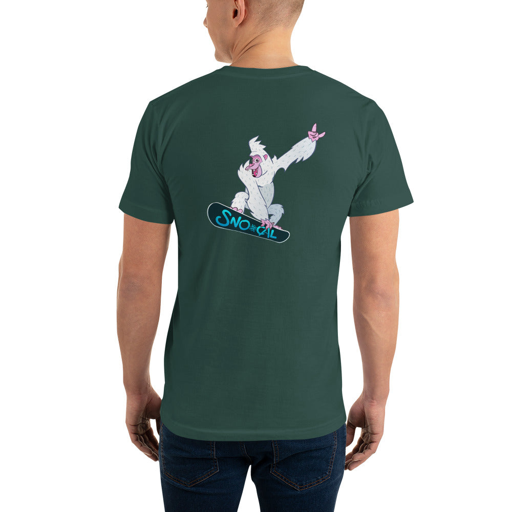 Sno Cal™ Snorilla air grab snowboard t-shirt - Sno Cal