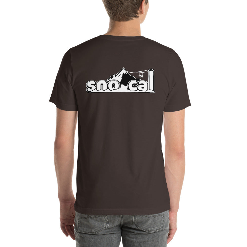 Sno Cal™ short-sleeve tee with white lettering logo - Sno Cal