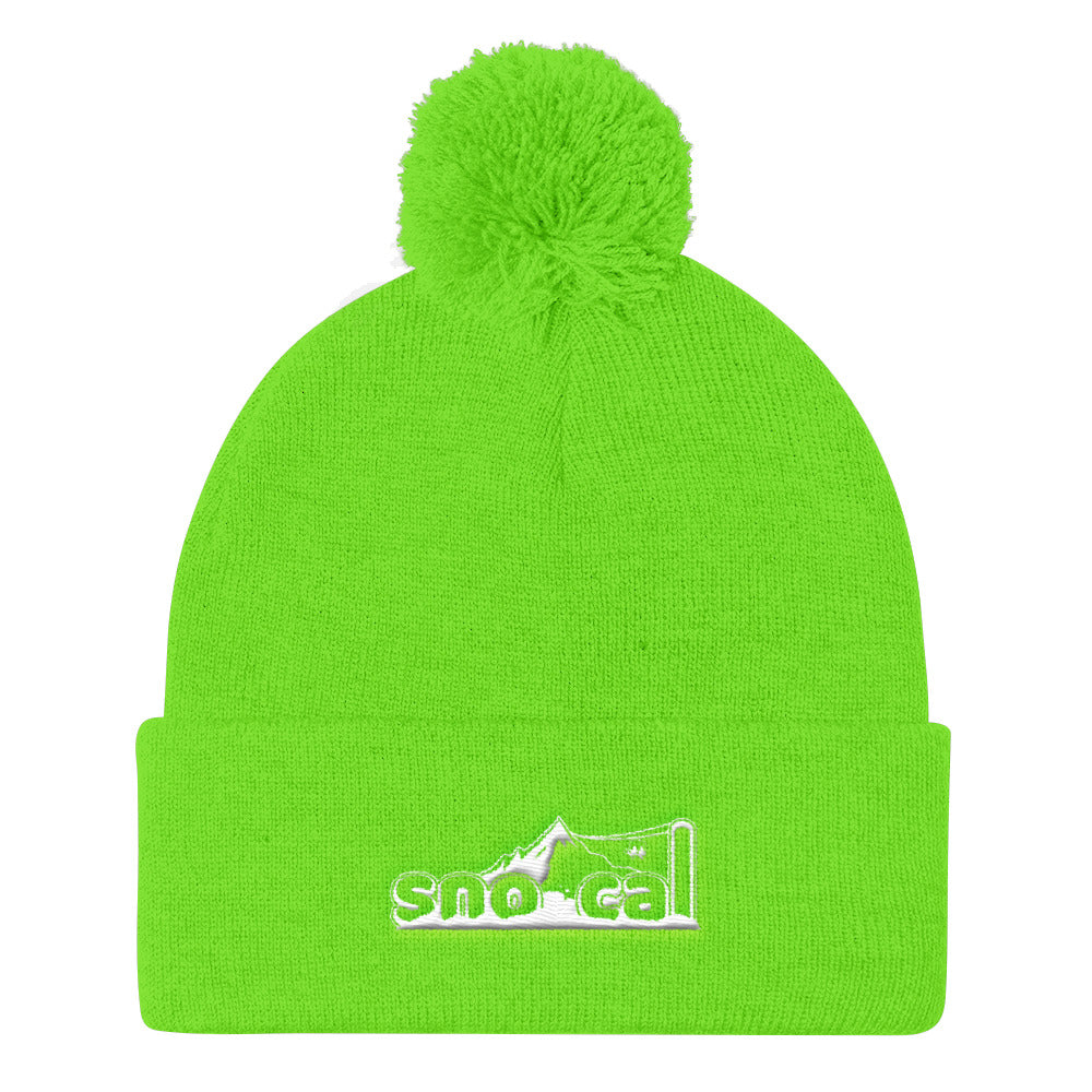 Sno Cal™ Pom Pom knit snow beanie - Sno Cal