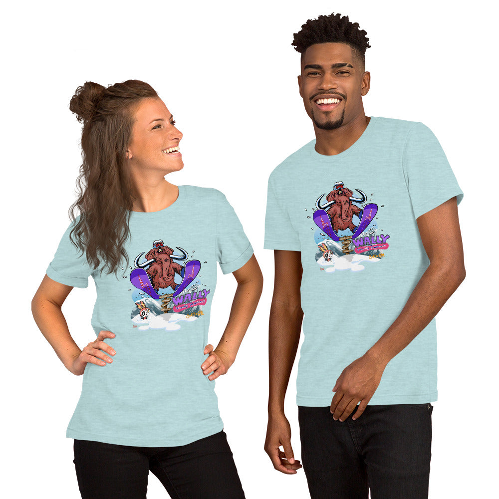Wally the Woolly Mammoth snowboard shirt - Sno Cal
