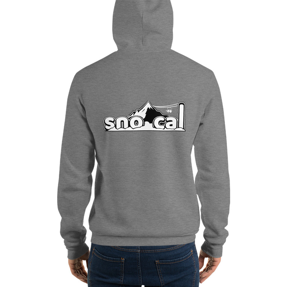 Sno Cal™ Unisex hoodie with white lettering logo - Sno Cal