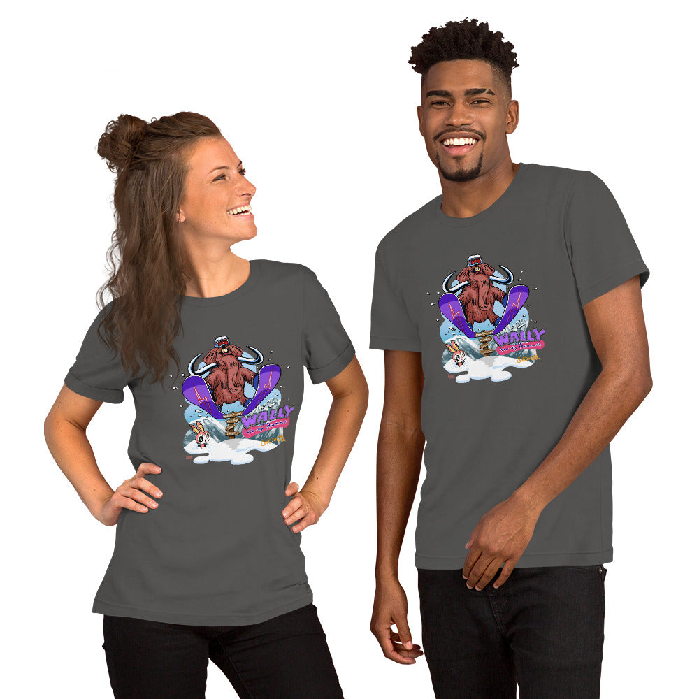 Wally the Woolly Mammoth snowboard shirt - Sno Cal