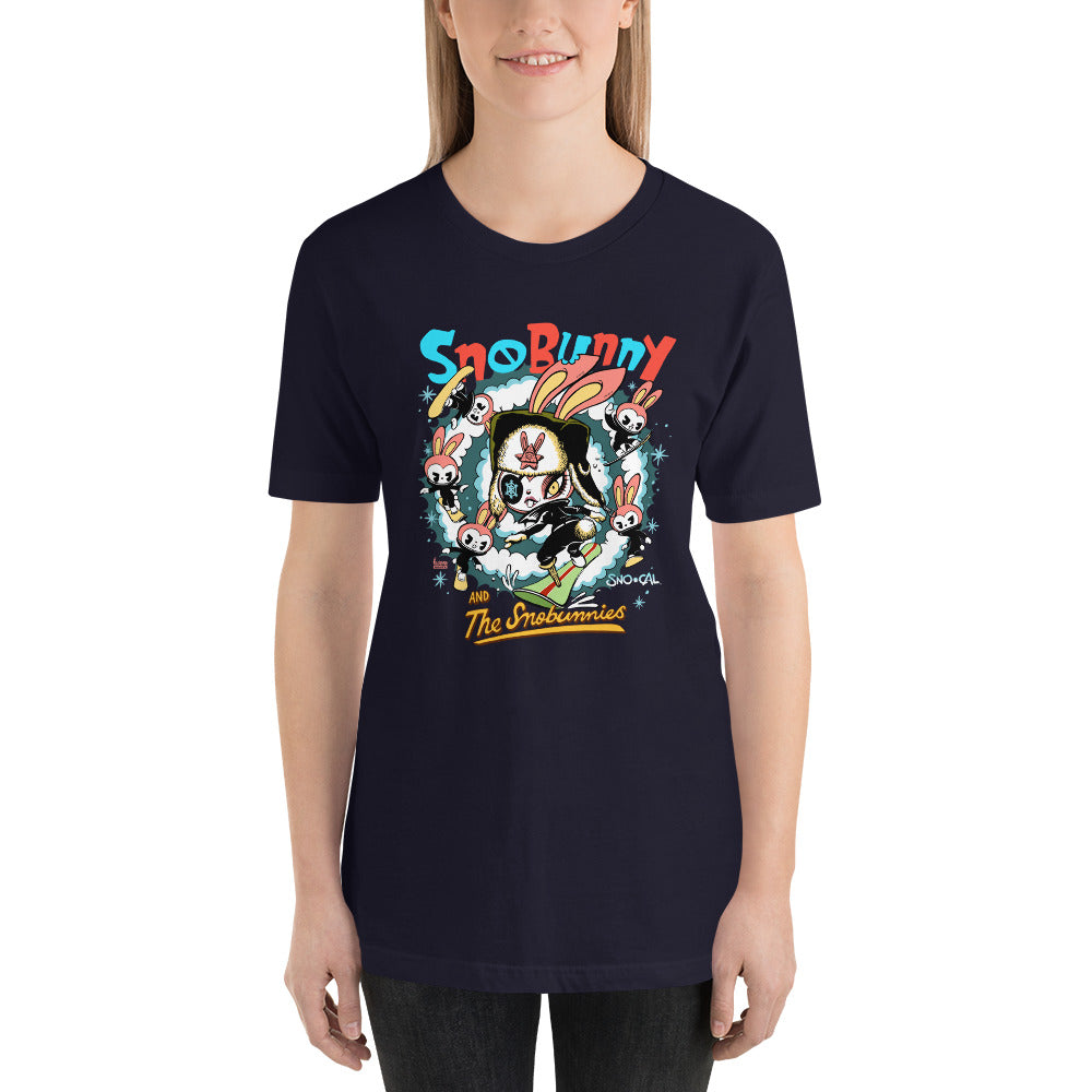 SnoBunny snowboard shirt (design on front) - Sno Cal