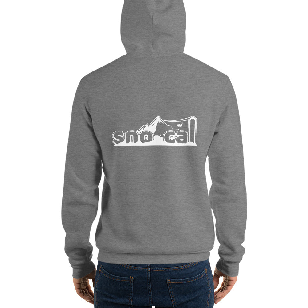 Sno Cal™ Unisex hoodie with black logo lettering - Sno Cal