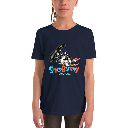 SnoBunny Aerial Flip Kids T-Shirt - Sno Cal