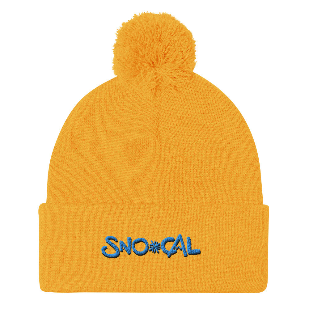 Sno Cal Pom-Pom Beanie - Sno Cal