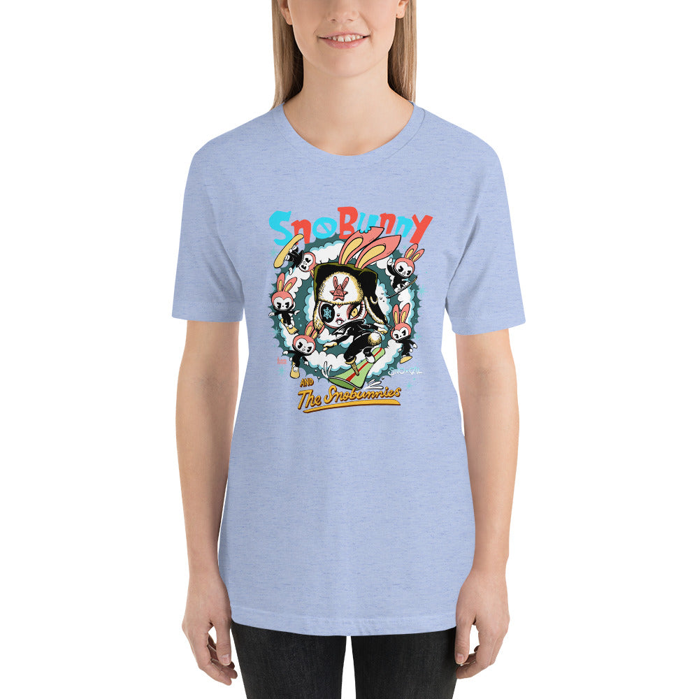 SnoBunny snowboard shirt (design on front) - Sno Cal