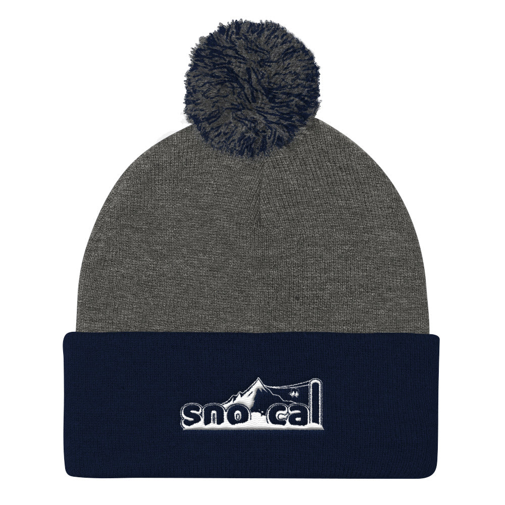 Sno Cal™ Pom Pom knit snow beanie - Sno Cal