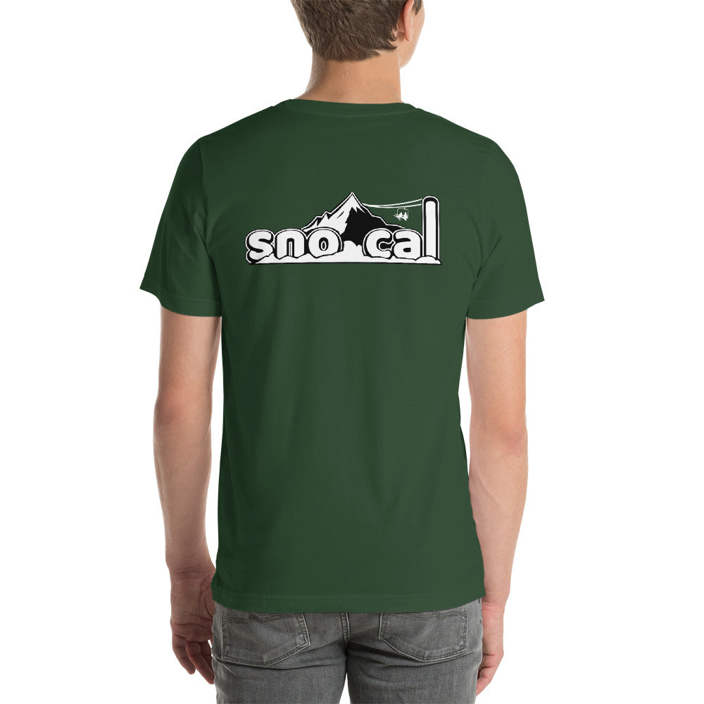 Sno Cal™ short-sleeve tee with white lettering logo - Sno Cal
