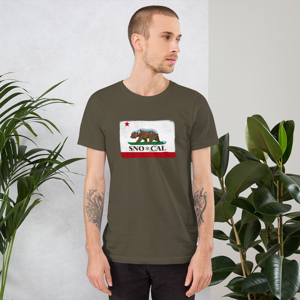 Sno*Cal California Flag Distressed Shirt - Sno Cal