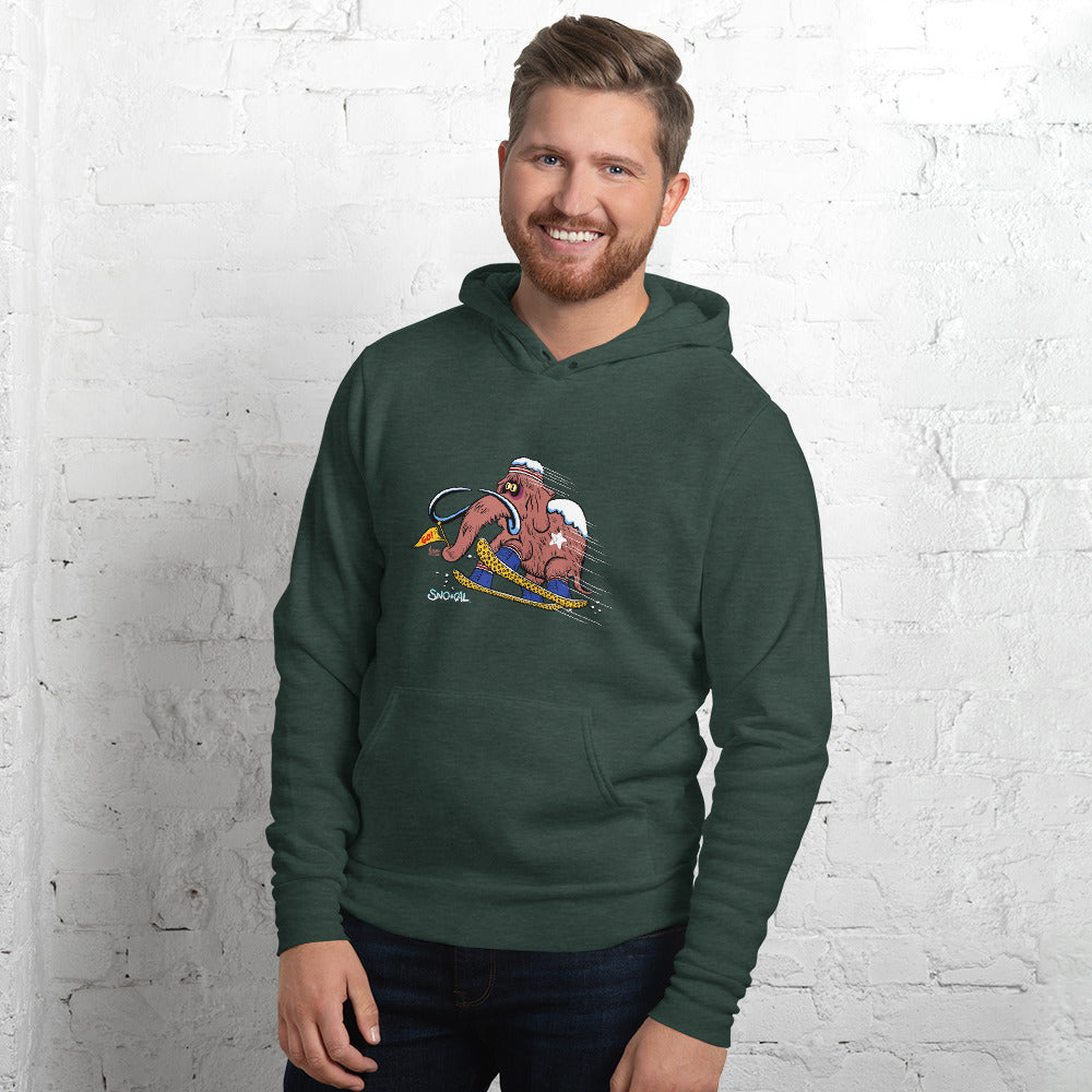 Wally flying snowboard hoodie - Sno Cal