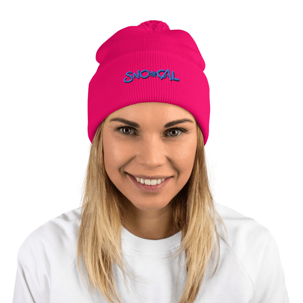 Sno Cal Pom-Pom Beanie - Sno Cal