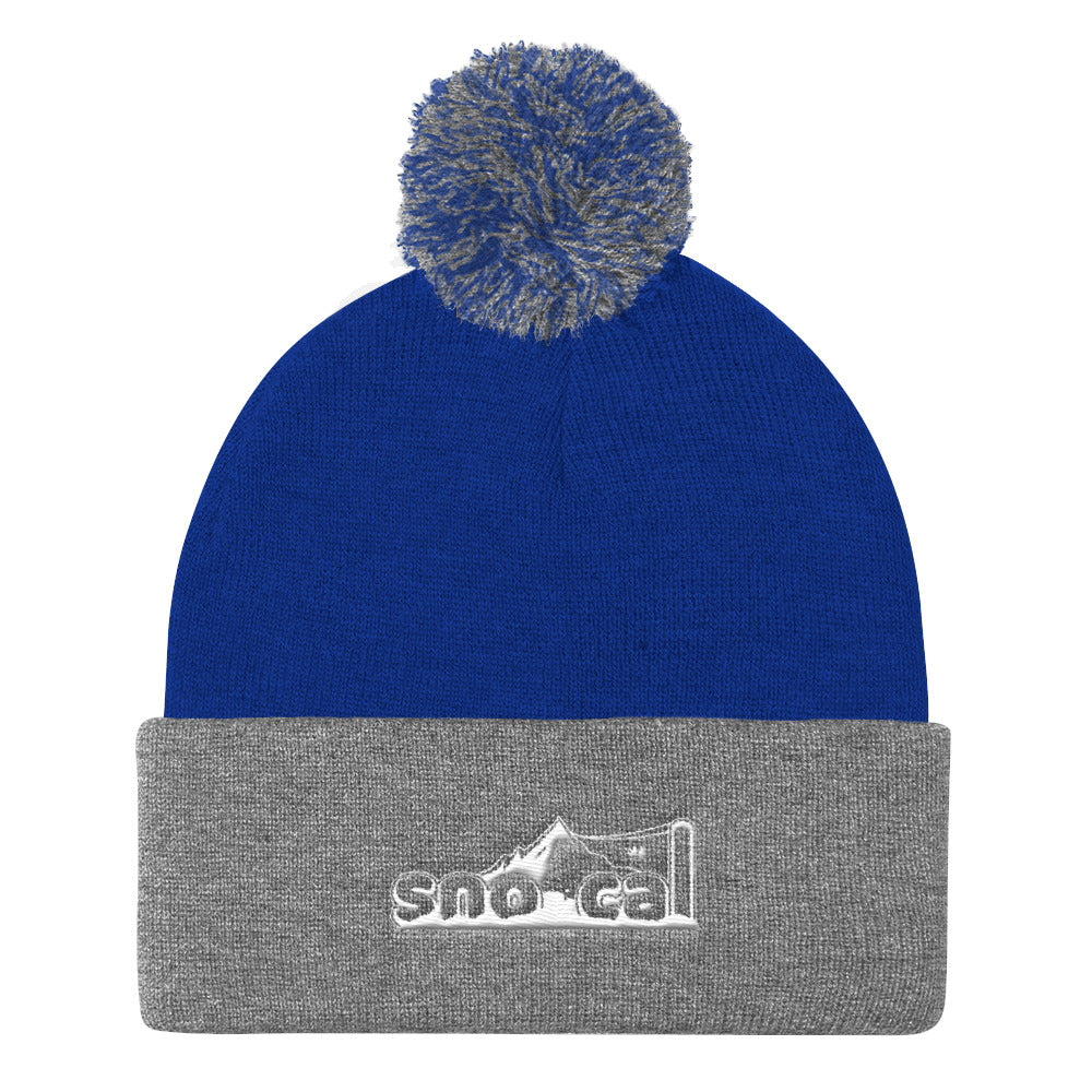 Sno Cal™ Pom Pom knit snow beanie - Sno Cal