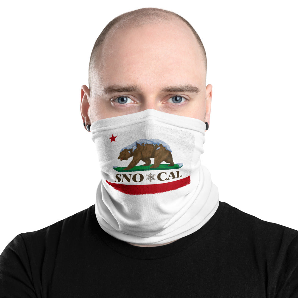 Sno*Cal CA Bear Flag Neck Gaiter - Sno Cal