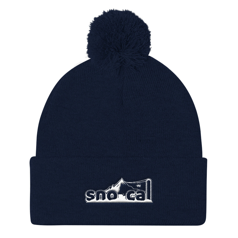 Sno Cal™ Pom Pom knit snow beanie - Sno Cal