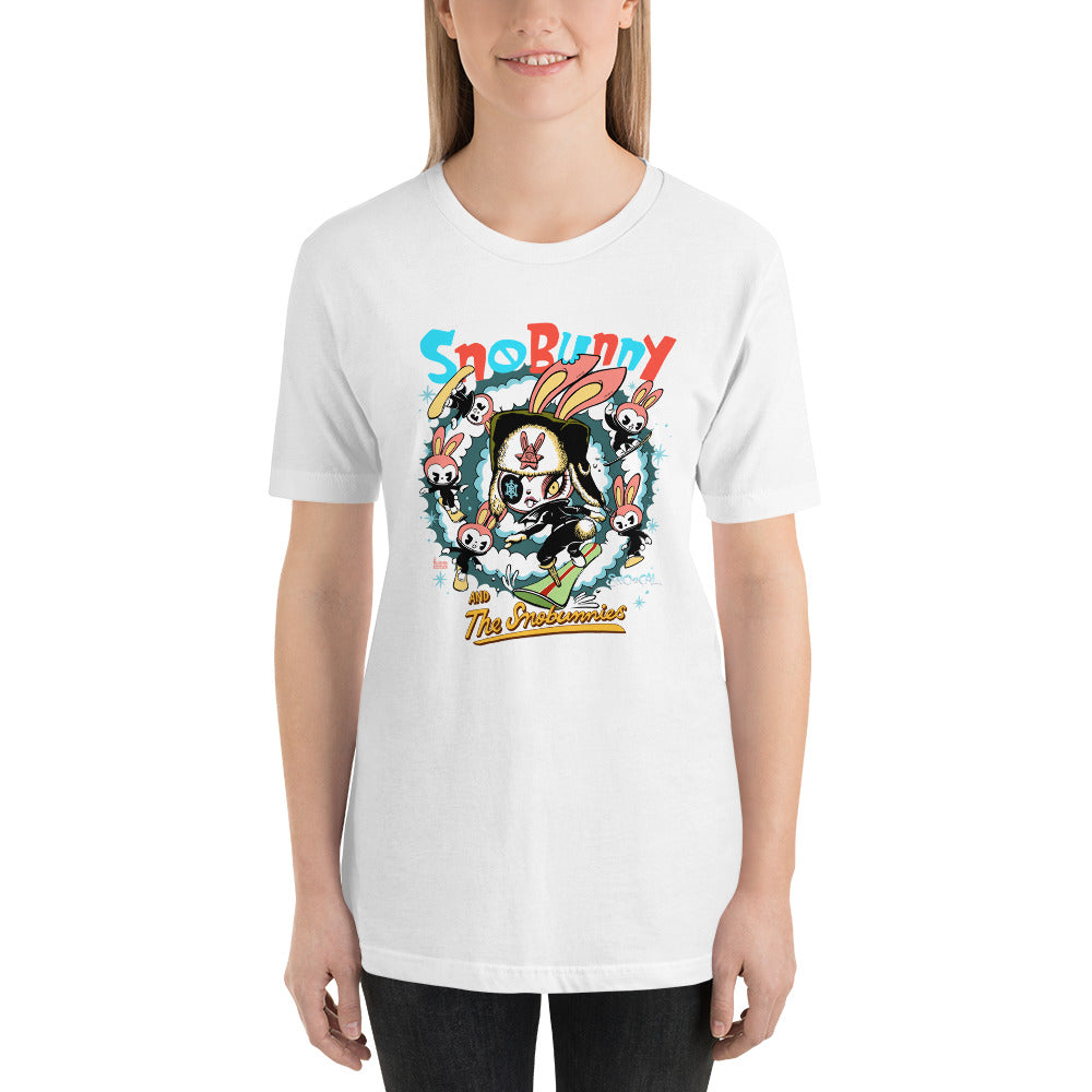 SnoBunny snowboard shirt (design on front) - Sno Cal