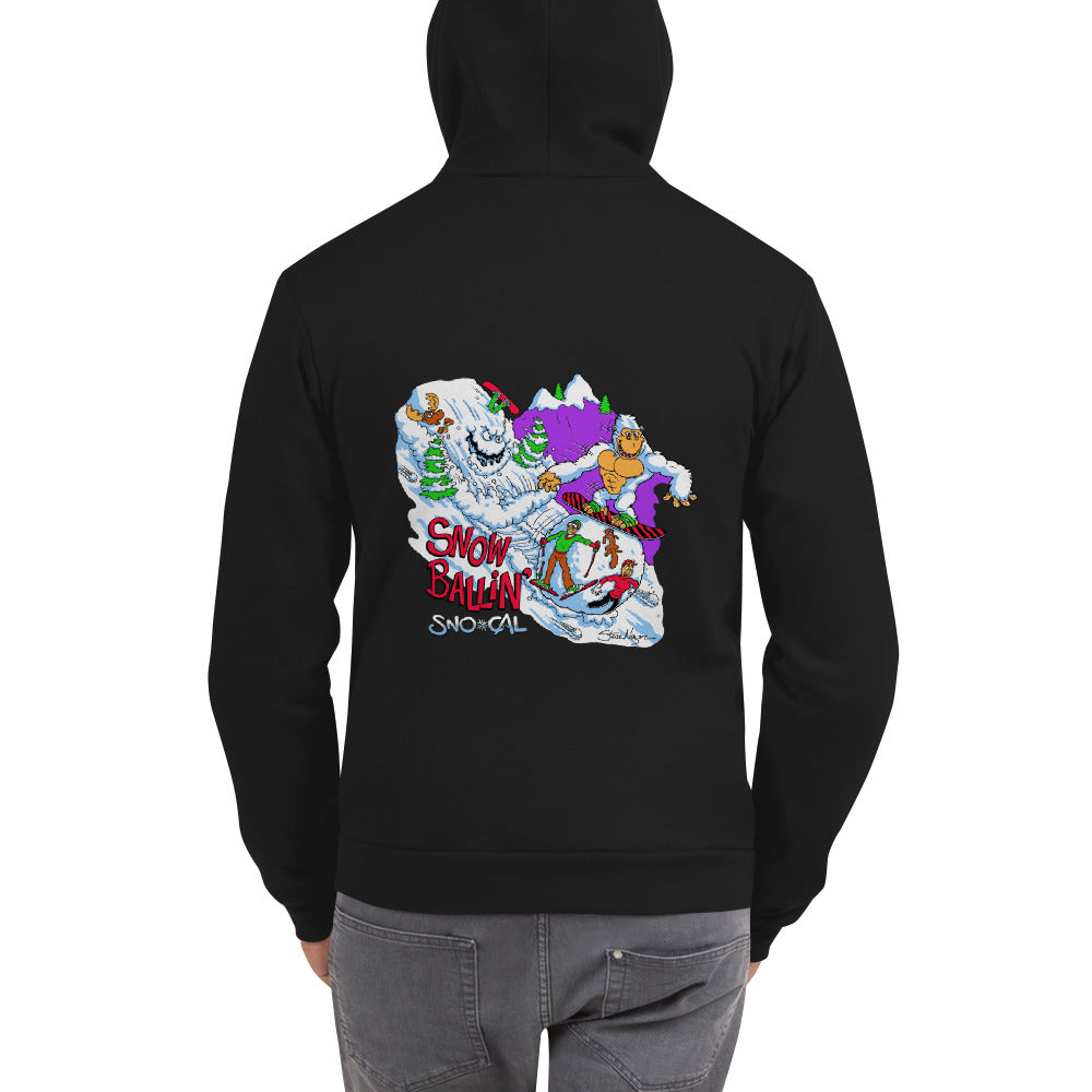 Sno Cal Snorilla Snow Ballin' Snowboard Hoodie - Sno Cal
