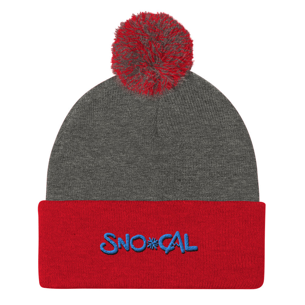 Sno Cal Pom-Pom Beanie - Sno Cal