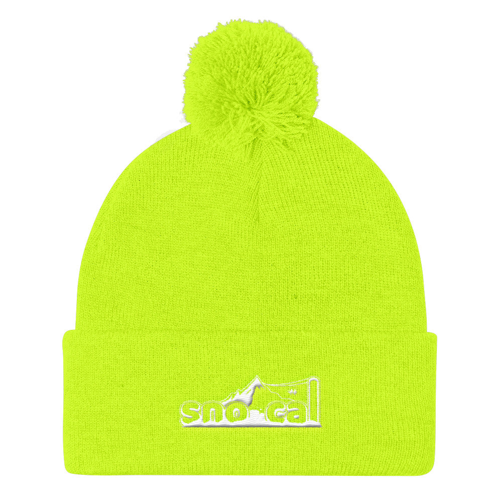Sno Cal™ Pom Pom knit snow beanie - Sno Cal
