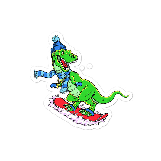 Sno-Rex snowboard sticker - Sno Cal