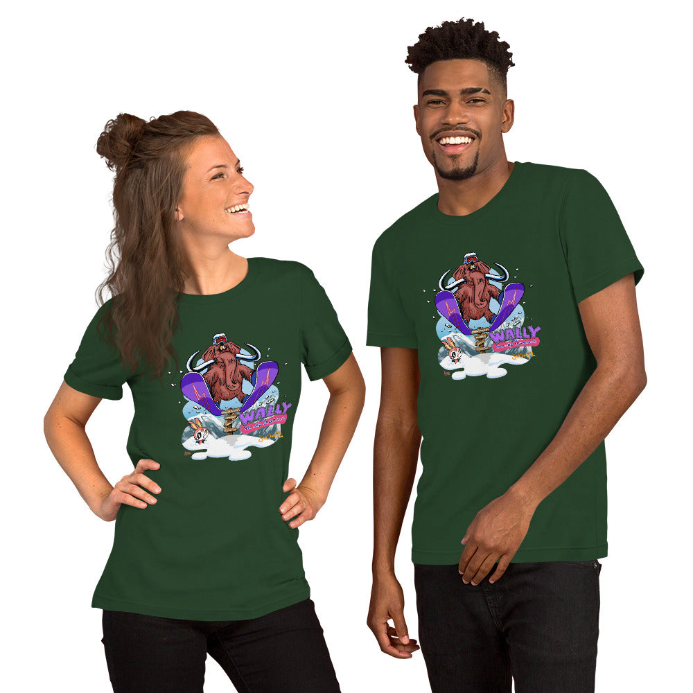 Wally the Woolly Mammoth snowboard shirt - Sno Cal
