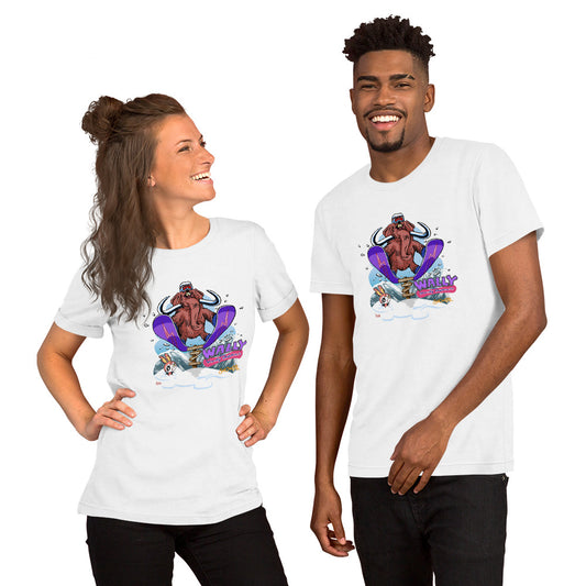 Wally the Woolly Mammoth snowboard shirt - Sno Cal