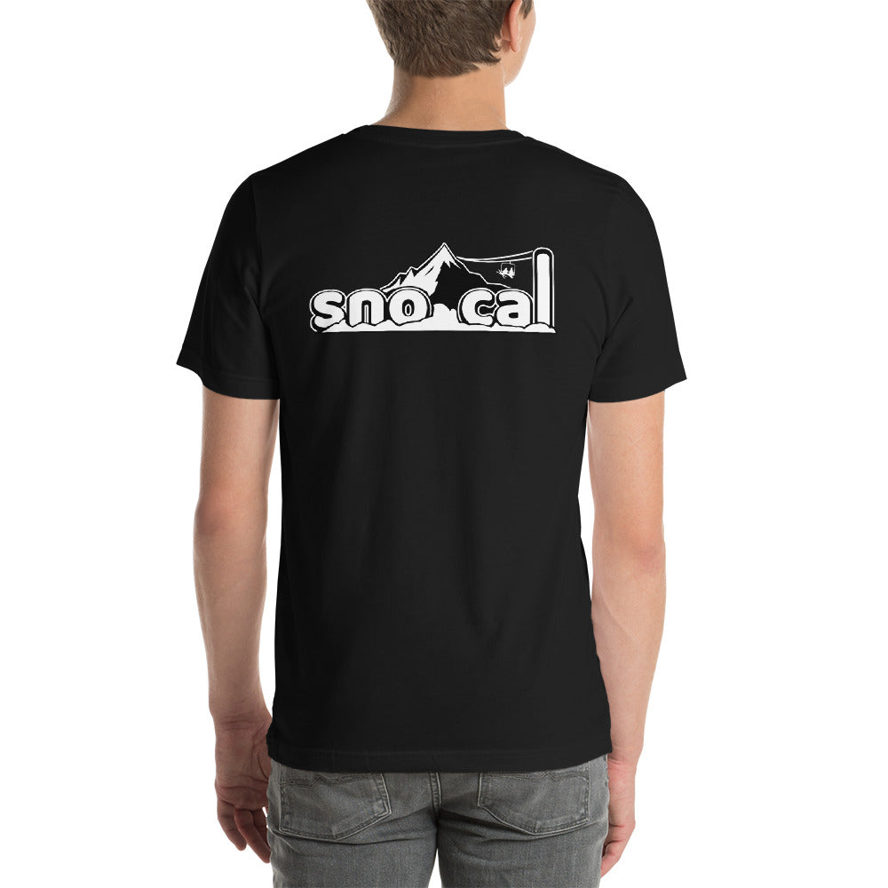 Sno Cal™ short-sleeve tee with white lettering logo - Sno Cal