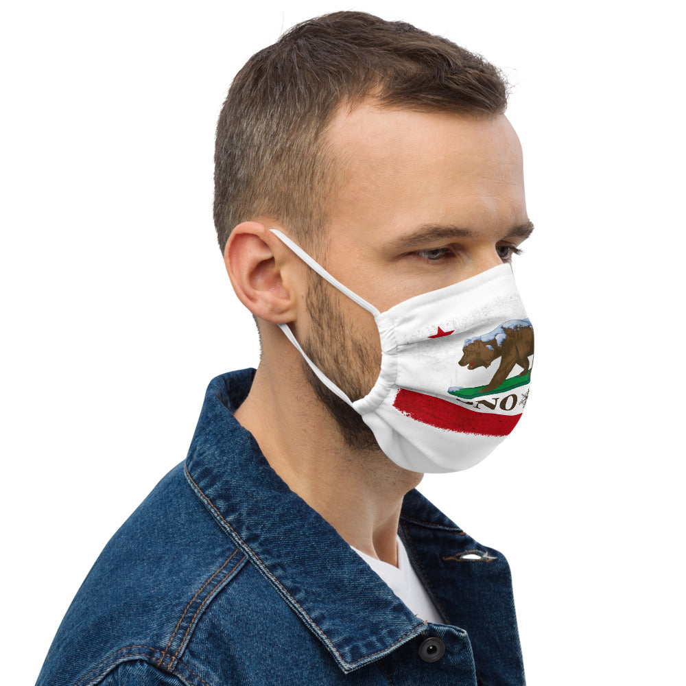 CA Bear Flag Face mask - Sno Cal