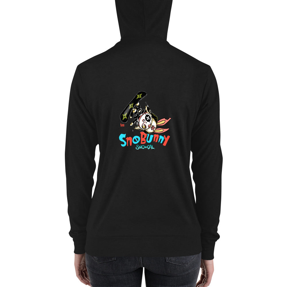 SnoBunny light zip hoodie - Sno Cal