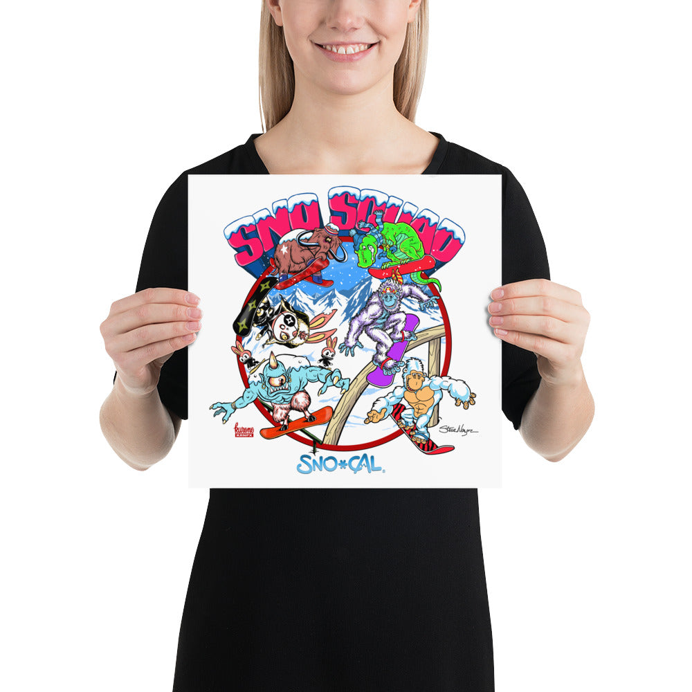 SnoSquad Poster - Sno Cal