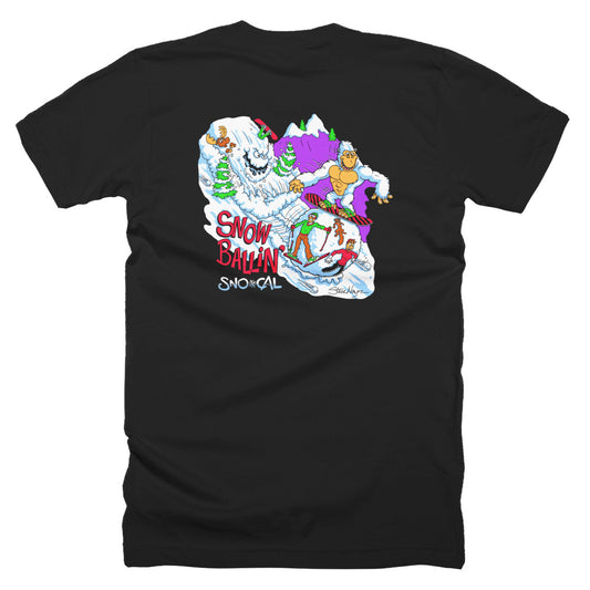 Steve Nazar Sno Cal Snorilla Snow Ballin' Snowboard Shirt - Sno Cal