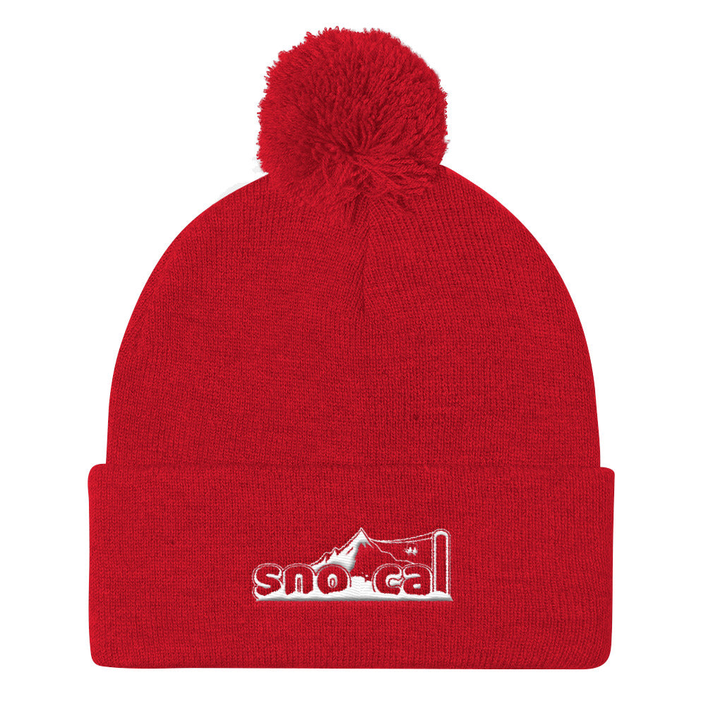 Sno Cal™ Pom Pom knit snow beanie - Sno Cal