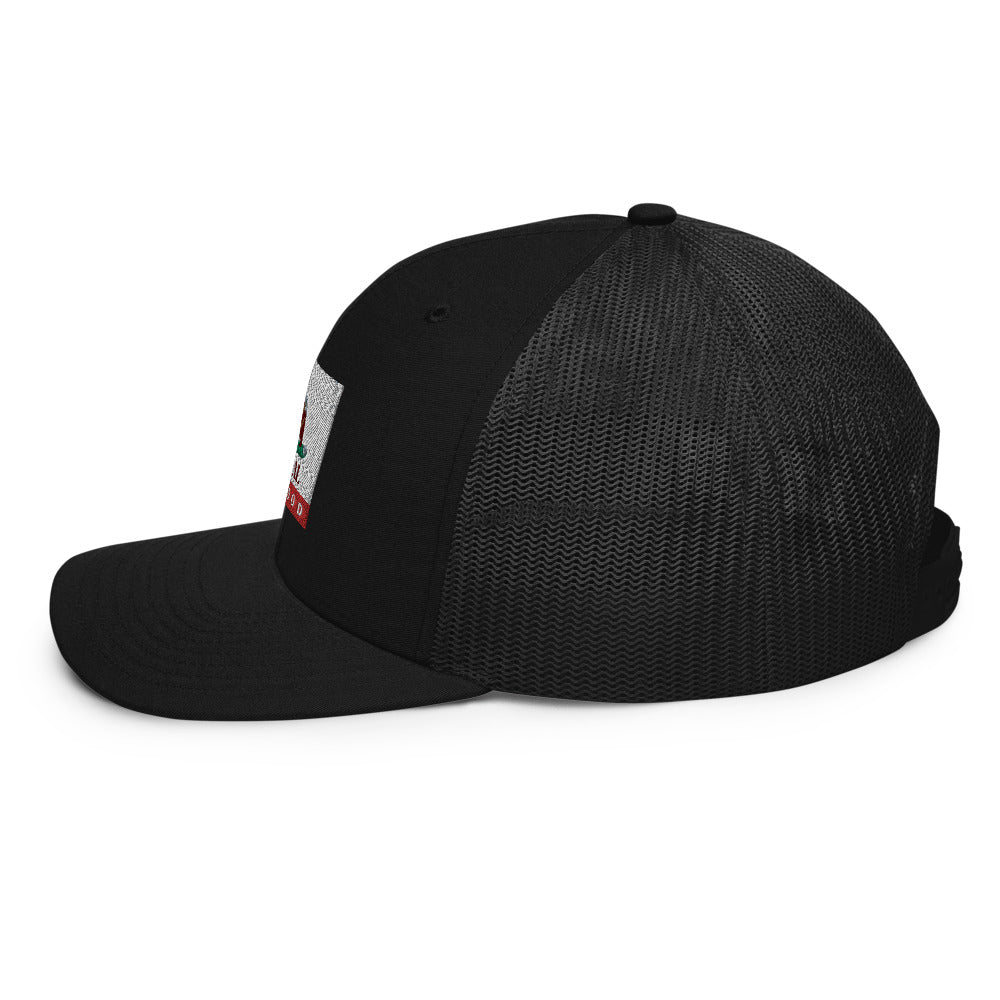 Kirkwood CA Flag Trucker Cap - Sno Cal