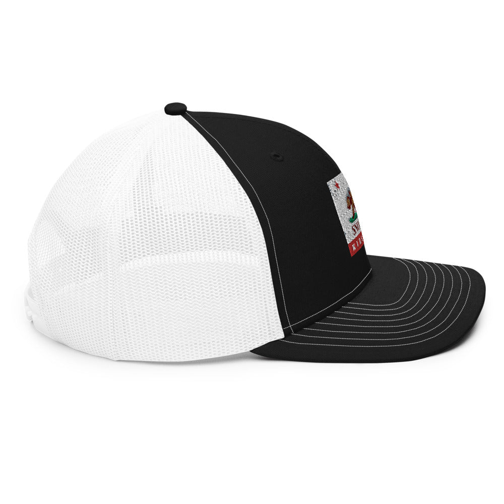 Kirkwood CA Flag Trucker Cap - Sno Cal