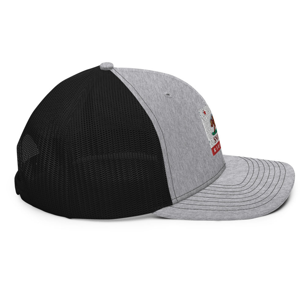 Kirkwood CA Flag Trucker Cap - Sno Cal
