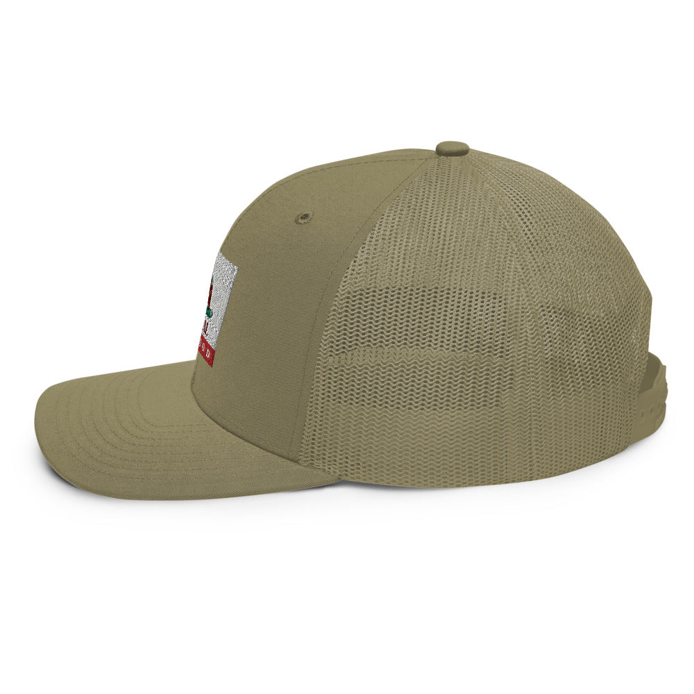 Kirkwood CA Flag Trucker Cap - Sno Cal